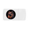 'German Shepherd Dog in Circle Frame' Pill Box with Tablet Splitter (PI00030190)