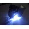 1- 60x microscope blue light white light  with cases pocket size #lot4