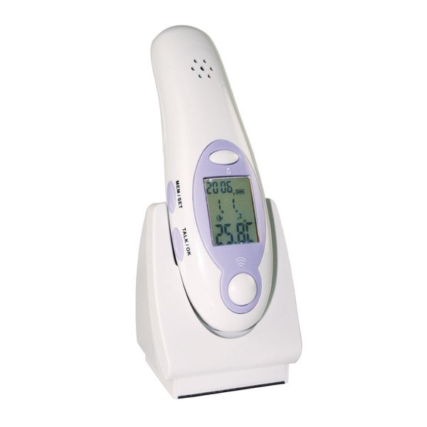 NRS Healthcare Talking Ear/Forehead Thermometer