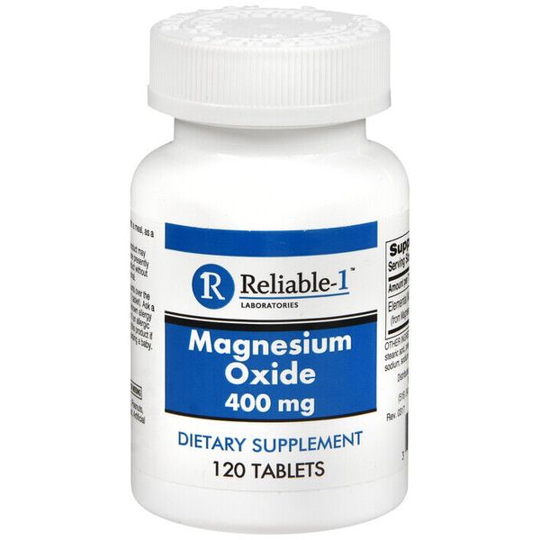 MAGNESIUM OXIDE 400MG TAB 120CT RELIABLE