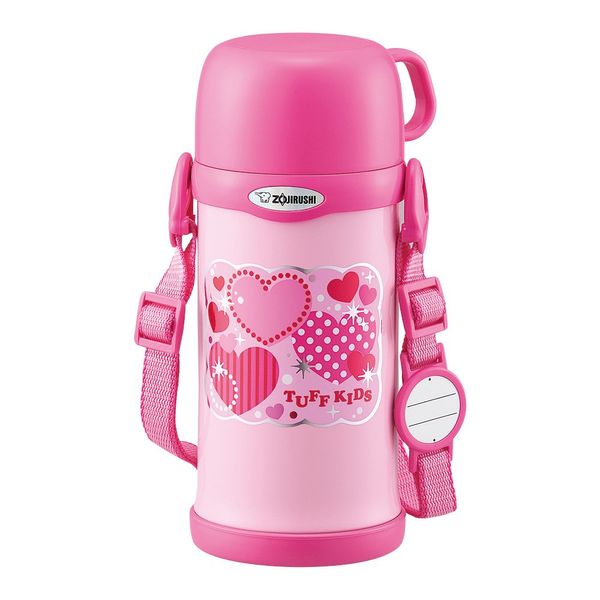 ZOJIRUSHI Canteen with Cup Stainless Steel Bottle 600ml Pink SC-MC60-PA