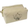 'Floral Teapot' Canvas Wash Bag/Makeup Case (CS00043026)
