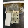 Emtek 92015US15 4.5" Square Mortise Hinge - Satin Nickel Pair