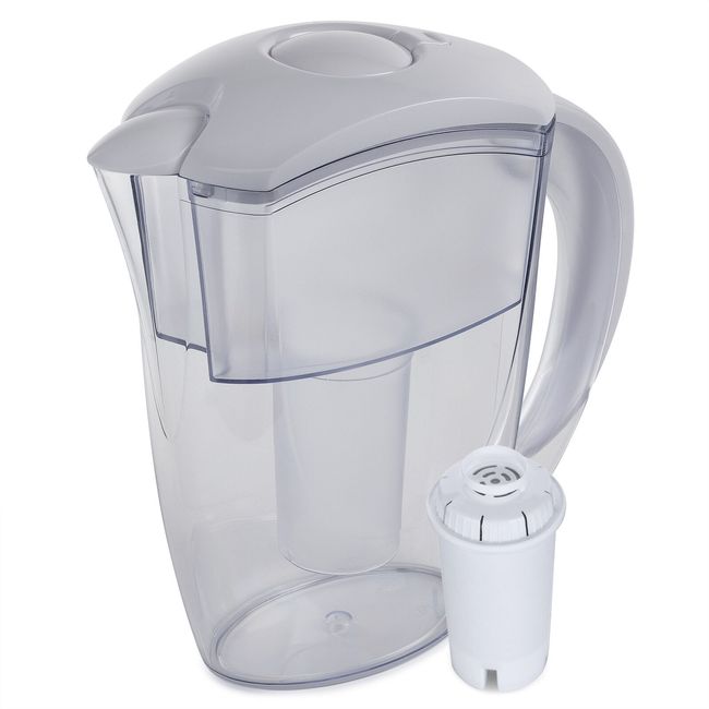 Aqua Optima PJ0601 1.7-10 Cup Liter Water Filter Pitcher