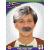 Forum Novelties Polyester Gepetto Wig and Moustache Kit, Grey