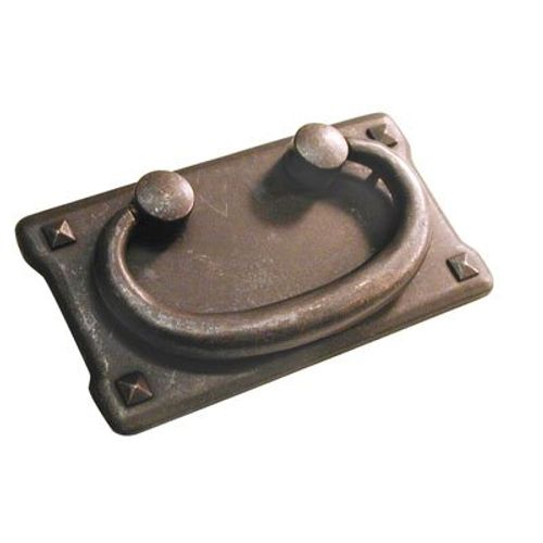 Hickory Hardware Belwith PA0721-BMA 1-1/2" Ctr ctr Bail Pull Black Mist Antique (4)