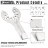 PAYA TOOLS Hooked Cutter Blade for Precision Work - Planked Deck Caulking Removal for Clean Cuts in Tight Spaces(2-PACK)