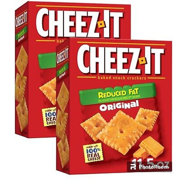 Cheez-It Reduced Fat Baked Cheese Flavored Snack Crackers 11.5 Oz. (2 Pack)