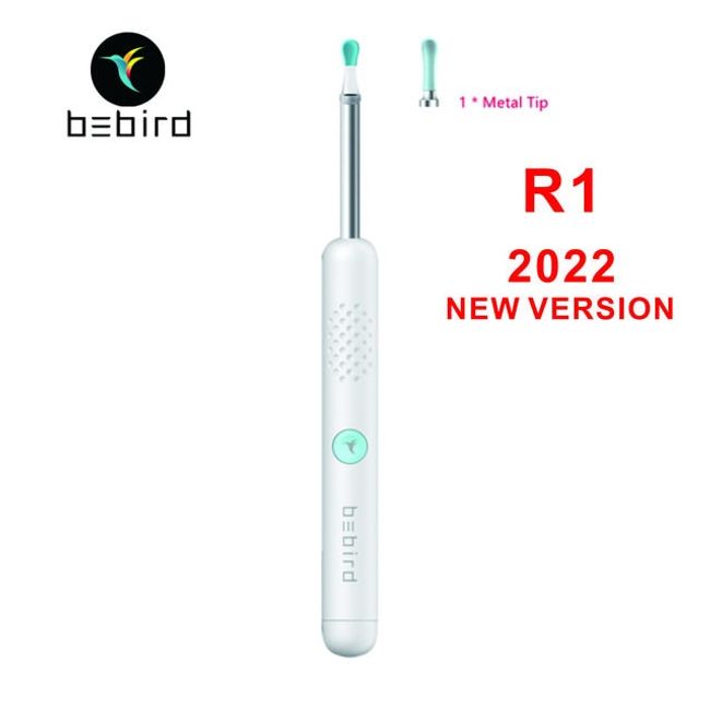 Endoscope Earpick Upgrade Bebird R1 Smart Visual Ear Stick Endoscope 300W High Precision Earpick Mini Camera Otos, New R1 White, None