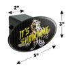 GRAPHICS & MORE Beetlejuice It's Showtime Oval Tow Trailer Hitch Cover Plug Insert