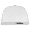 Result Unisex Core Bronx Original Flat Peak Snapback Solid Colour Cap (One Size) (Black)