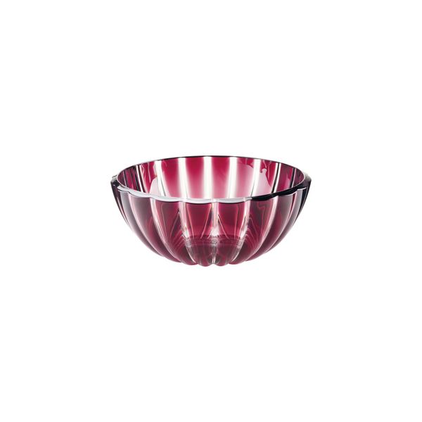 GUZZINI - Bowl M "Dolcevita" Bio-Based Plastic, Amethyst, 20 x 20 x 8.5 cm