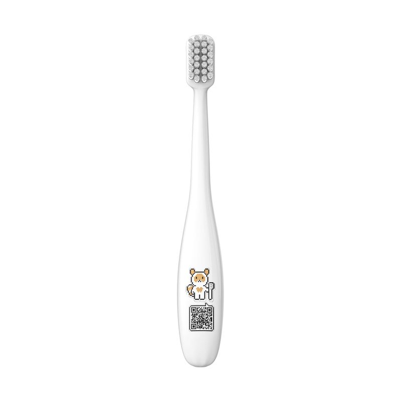 LiveOrals Kids Edu Toothbrush(White) - Fun QR Song for Brushing, Dual ...