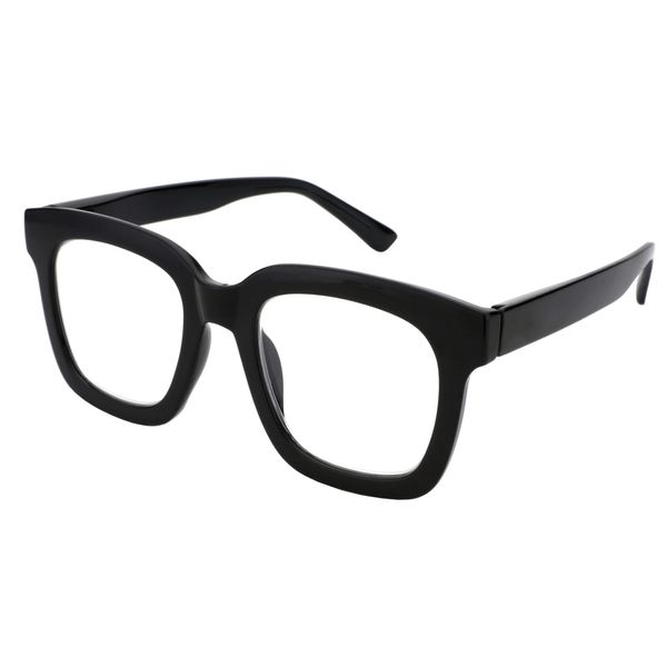 Goodlookers Reading Glasses 'Jamie' Black +3.50