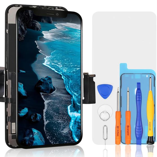 bokman for iPhone XR LCD Screen Replacement Black Display Assembly Front Panel