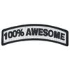 100% Amazing Embroidered Velcro Patch