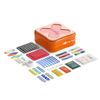 First Aid Kit 130 Count Flex Fabric Bandages and Essentials Organized Tin
