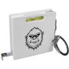 Azeeda 'Elusive Yeti' Keyring Tape Measure/Spirit Level Tool (KM00038281)