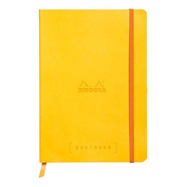 Rhodia Goalbook Journal, A5, Dotted - Daffodil Yellow