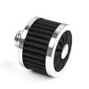 2Pcs Black 1" Push In Vent Filter for Valve Cover 1" Extra Flow Breather