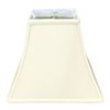 Royal Designs Square Bell Lamp Shade, Eggshell, 5" x 10" x 9"