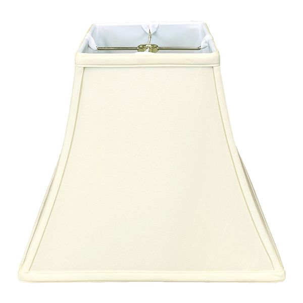 Royal Designs Square Bell Lamp Shade, Eggshell, 5" x 10" x 9"