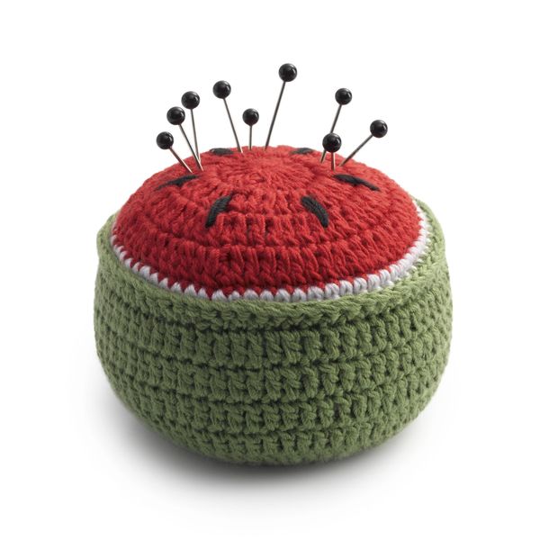Prym Pin Cushion, Green, Red, One Size