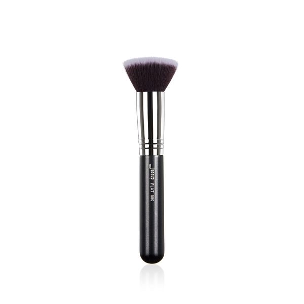 Jessup Make Up Pinsel Kabuki Foundation Pinsel Einzel Pinsel Professionelle Gesichtpinsel Schminkpinsel Kosmetikpinsel Synthetische Haare Schwarz B069-080