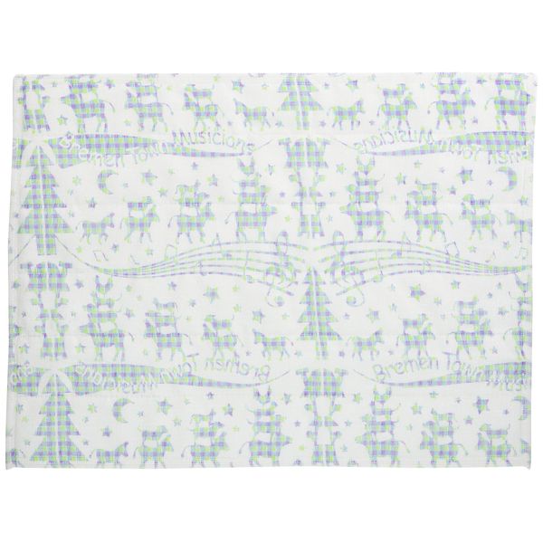 White Snow Dish Towel Table Dish Towel 30 x 40cm White Snow Yuzen Dish Towel Bremen Music Corps Blue 2133