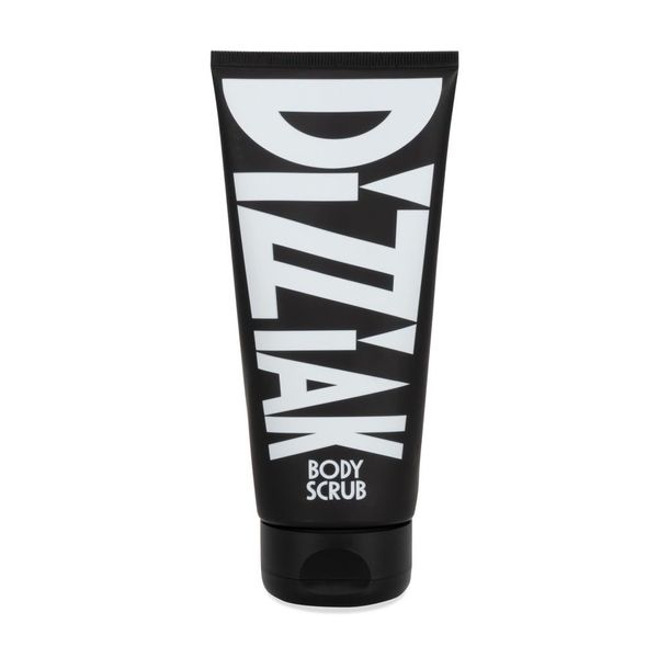 DIZZIAK Exfoliating Body Scrub: Gentle Rice Hull Polish and exfoliatior for Brighter Skin, Hydrating Babassu Oil & Glycerin, Moisture-Locking Sugar Beet & Coconut, Vegan - 200ml