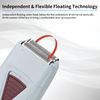 Electric Foil Shavers, Cordless Metal Double Foil Shaver Multifunctional 2 in 1 Foil Trimmer Shaving Machine Clippers for Hair Cutting