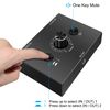 3.5mm Audio Switcher, 2 Input 1 Output / 1 Input 2 Output Audio Splitter Switcher, Audio Switcher Box, One-Key Mute Button, No External Power Required