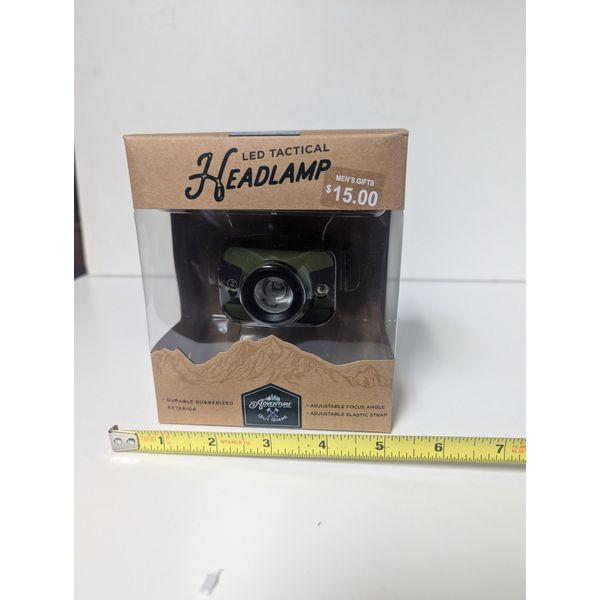 Adventure is Out There Durable Rubberized LED Tactical Headlamp Light Camping