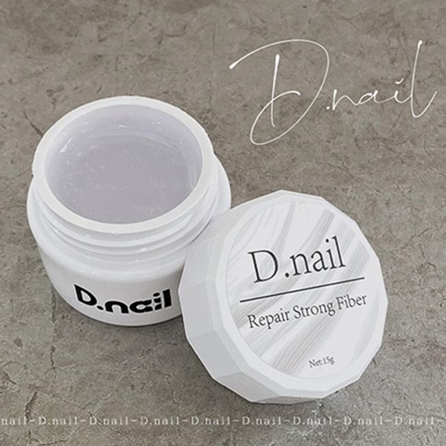 D.nail Repair Strong Fiber Gel 15g Natural Nail Repair Cracks Nail Care Lengthening No Stirring Easy Time Saving Beginner Clear Gel Transparent Gel Nail Nail Art Nail Design Soft Gel Type Soak Off Type Nail Salon Self Nail Nail Artist New