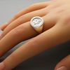 LoveSilver - Personalised Sterling Silver Mens St Christopher Ring In Gift Box - Size S