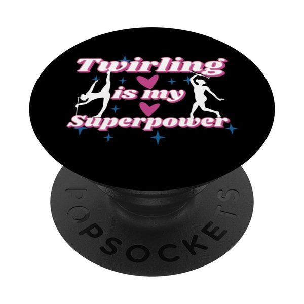 Baton Twirling Costume Twirler Stuff Majorette Baton Twirler PopSockets Swappable PopGrip