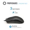 iggual RATÓN ÓPTICO COM-BUSINESS-1200DPI Black