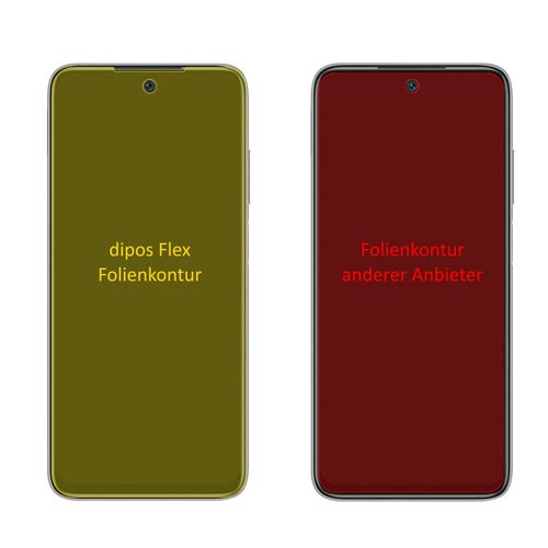 2x Screen Protector for Xiaomi Redmi 10 Prime Protective Film covers 100% dipos