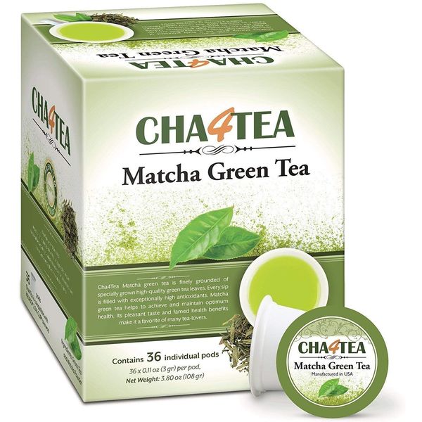 Cha4TEA 36-Count Matcha Green Tea for Keurig