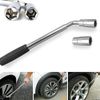 Wrench 4 Way Lug Nut Foldable Adjustable Lug Nut Socket Wheel Tire Change Tool