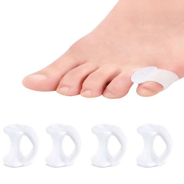 MOCOXYKLXY Ankle Ankle Supporter Toe Supporter Toe Supporter Toe Protection Pad Health Goods Prevention Both Foot Socks, Washable Foot Care, 100% Bio Gel for Left & Right Use, Unisex, Easy to Wear,