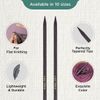 KnitPro J’Adore Cubics Single Pointed Needles 10" (25cm) | 8.00mm