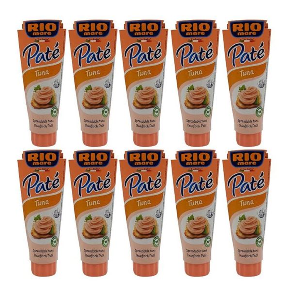 10x Rio Mare Tuna Fish pate 100g Snack Food