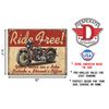 Desperate Enterprises Tin Sign, Metal