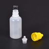 uxcell Plastic Dropper Bottle, Small Drop Bottle, Dropper Bottle, Squeezable, Yellow, 20ml 20 Pcs