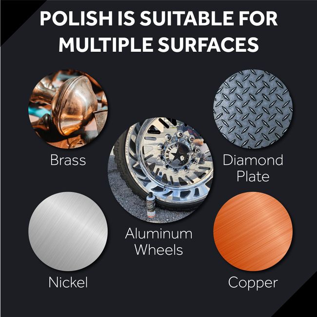 16oz Blue Premium Metal Polish & Wheely Clean Concentrate Aluminum Pre
