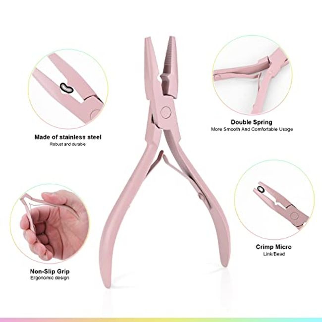 Hair Extensions Tools Micro Link Bead Remove Styling Pliers