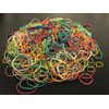 Mixed Coloured Elastic Rubber Bands - Assorted Sizes and Colours (1000 Grams)