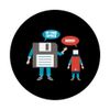 Floppy Disk Vs Thumb Drive t shirt Computer Hardware PopSockets Swappable PopGrip