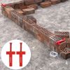 Brick Liner Runner, Fixer Line Clips Wire Drawer Bricklaying Tool Runners Electric Corner Clip Leveling Measuring Engineering Accessory for Building Construction Brickwork Puller 2Pcs